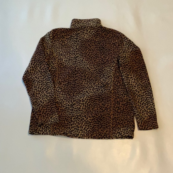 Lands' End Fleece Top, Size M - Picture 2 of 4